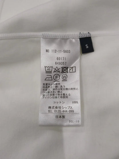 SHIPS: ハイゲージ クルーネック ポンチ Tシャツ