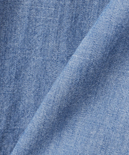 〈洗濯機可能〉シャンブレー オーバー ウエスタン シャツ 24SS