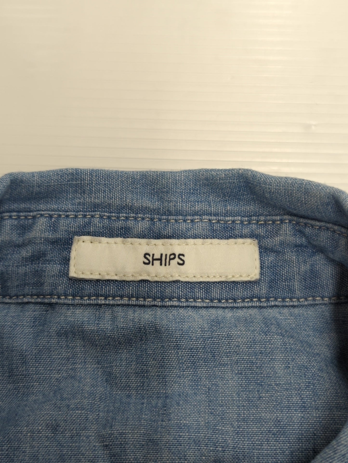 〈洗濯機可能〉シャンブレー オーバー ウエスタン シャツ 24SS