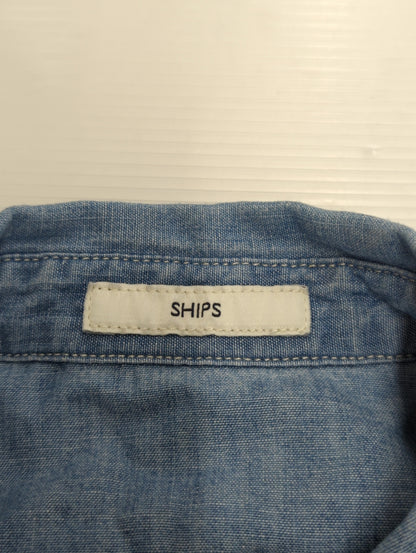 〈洗濯機可能〉シャンブレー オーバー ウエスタン シャツ 24SS