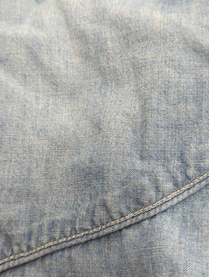〈洗濯機可能〉シャンブレー オーバー ウエスタン シャツ 24SS