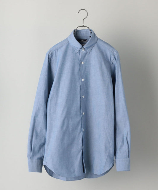 SHIPS:SPAIN FABRIC シャンブレー タブ カラー シャツ