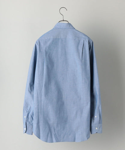SHIPS:SPAIN FABRIC シャンブレー タブ カラー シャツ