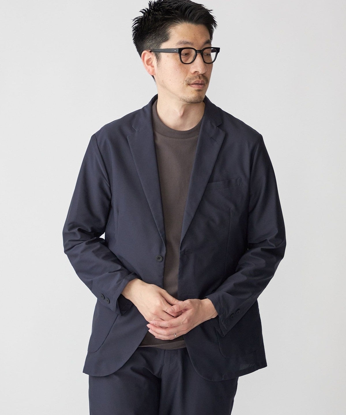 SHIPS:〈手洗い可能/セットアップ対応〉スーパーライト 2ボタン ジャケット