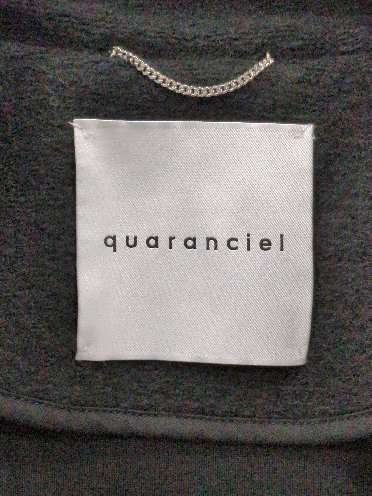 quaranciel: スライバー スタンドカラー ブルゾン