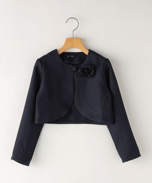 SHIPS KDIS:ラメ ブッチャー ボレロ(110〜150cm)