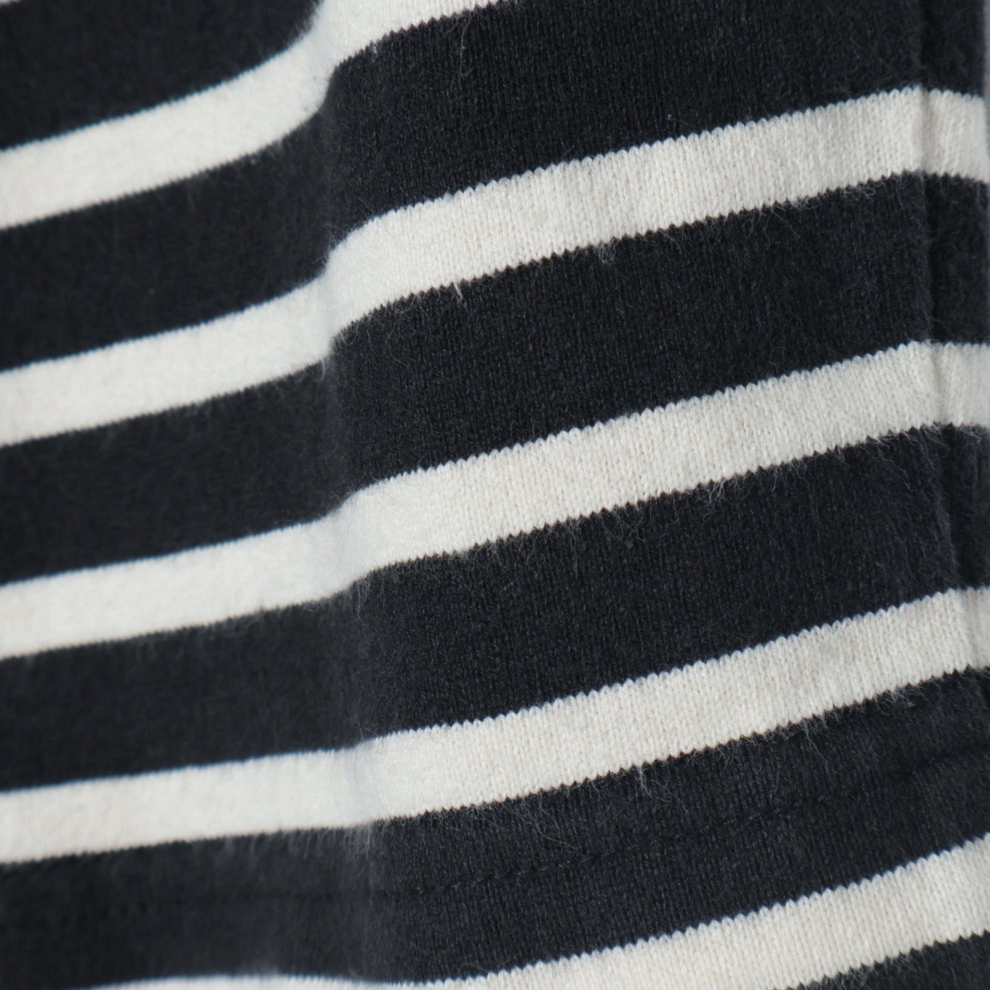 SHIPS Primary Navy Label:〈洗濯機可能〉ボリューム ワイド ボーダー プルオーバー