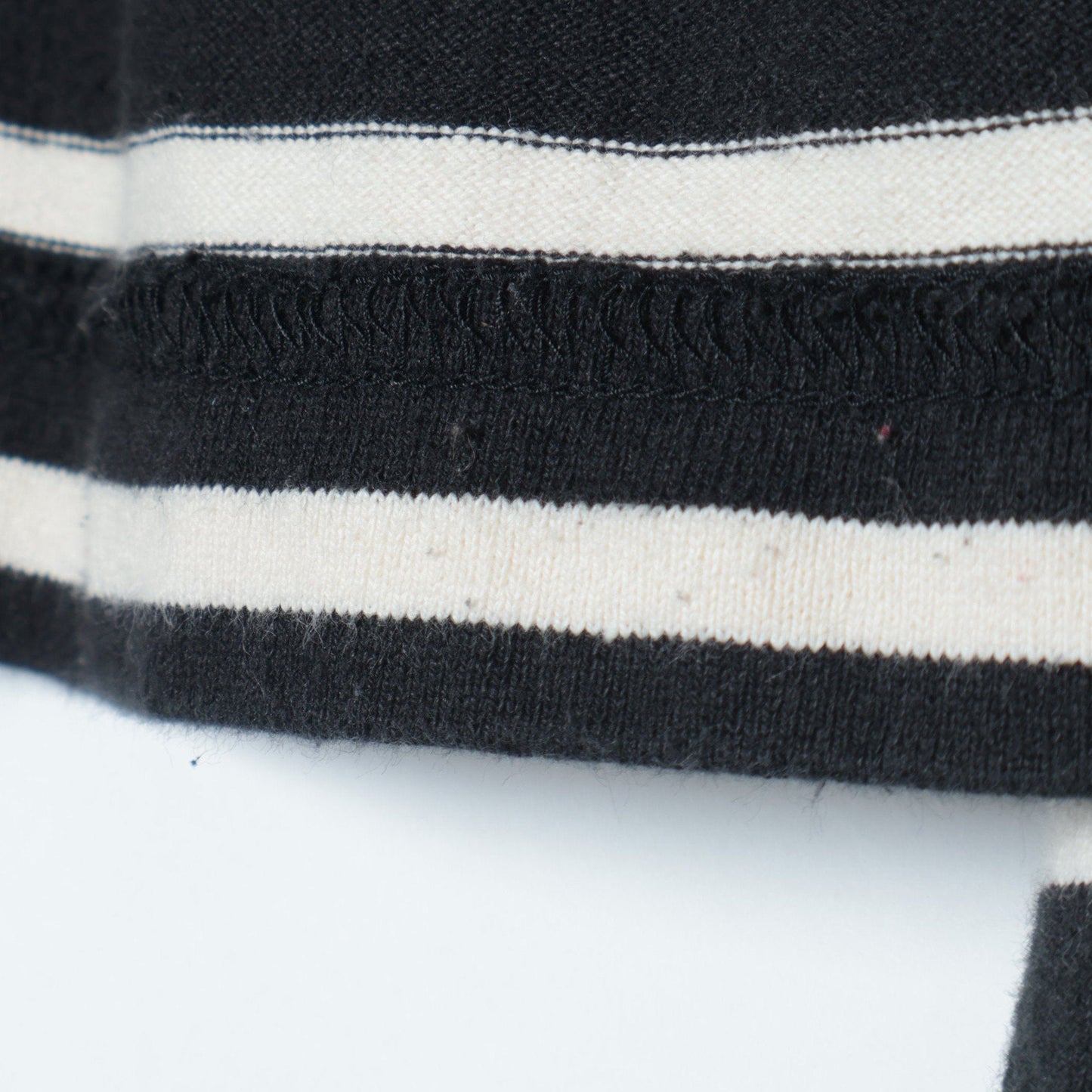 SHIPS Primary Navy Label:〈洗濯機可能〉ボリューム ワイド ボーダー プルオーバー