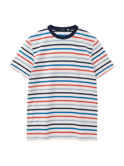 SHIPS KIDS:140〜160cm / オーガニック コットン ボーダー TEE