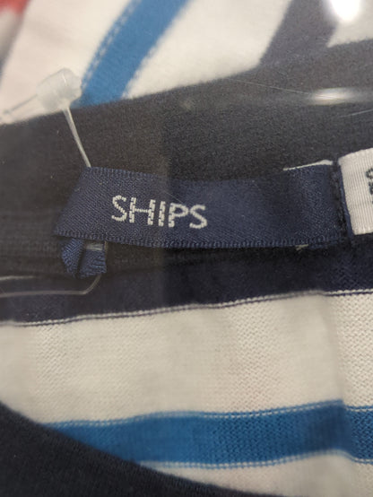 SHIPS KIDS:140〜160cm / オーガニック コットン ボーダー TEE