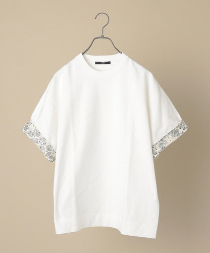 SU: ビッグシルエット ロールアップ バンダナ Tシャツ