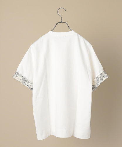 SU: ビッグシルエット ロールアップ バンダナ Tシャツ