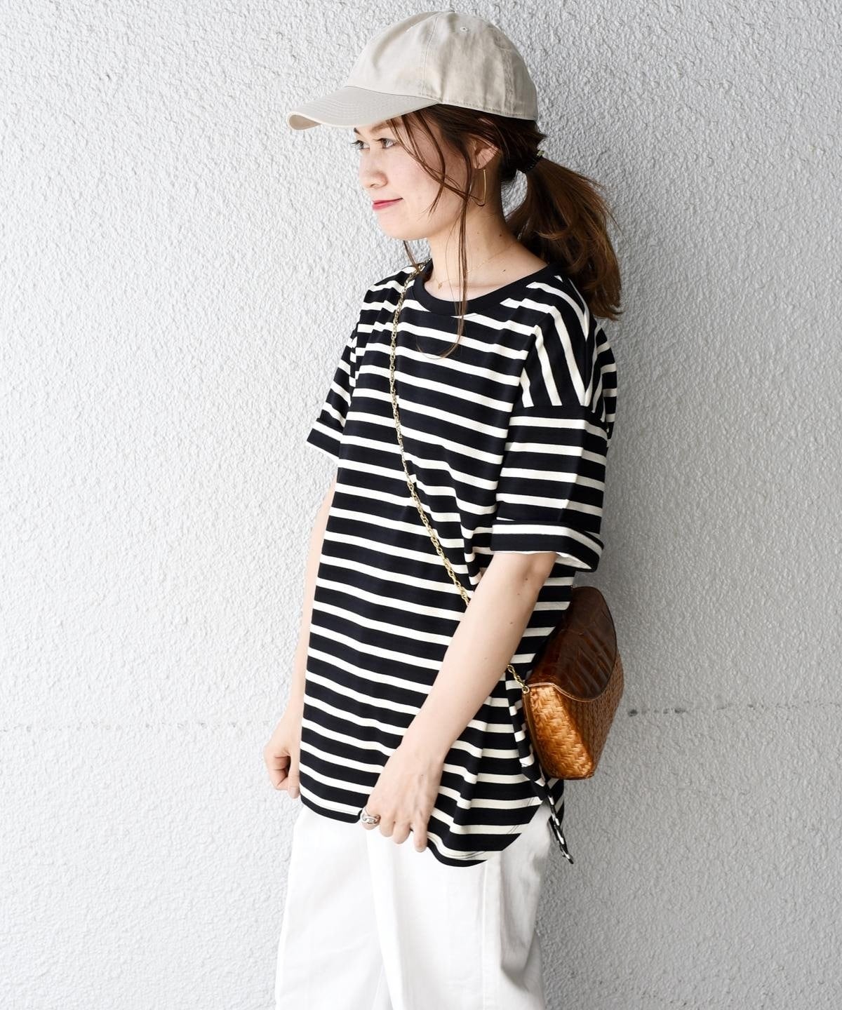 liflattie ships:ヘビーコットンボーダービッグTEE