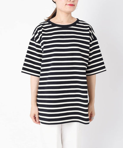 liflattie ships:ヘビーコットンボーダービッグTEE