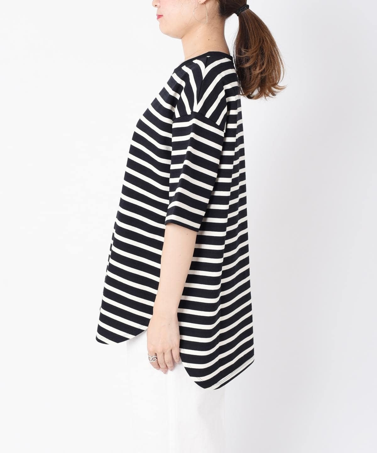 liflattie ships:ヘビーコットンボーダービッグTEE