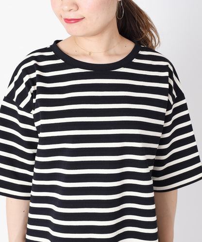 liflattie ships:ヘビーコットンボーダービッグTEE