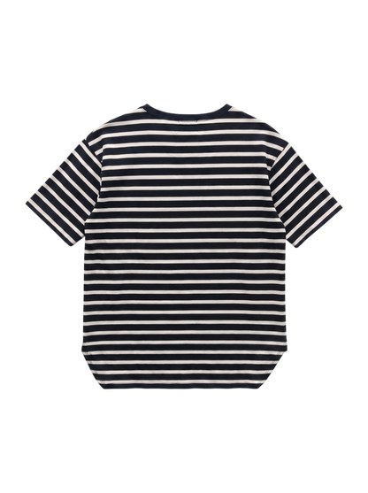 liflattie ships:ヘビーコットンボーダービッグTEE