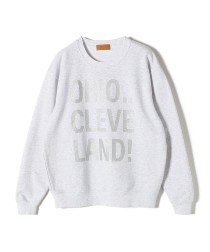 【SHIPS別注】Odub:〈手洗い可能〉メタリック ロゴ スウェット 24SS