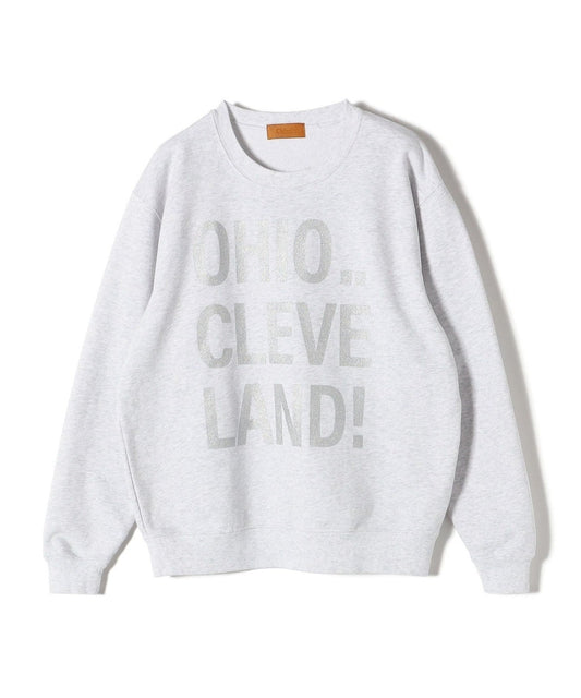 【SHIPS別注】Odub:〈手洗い可能〉メタリック ロゴ スウェット 24SS