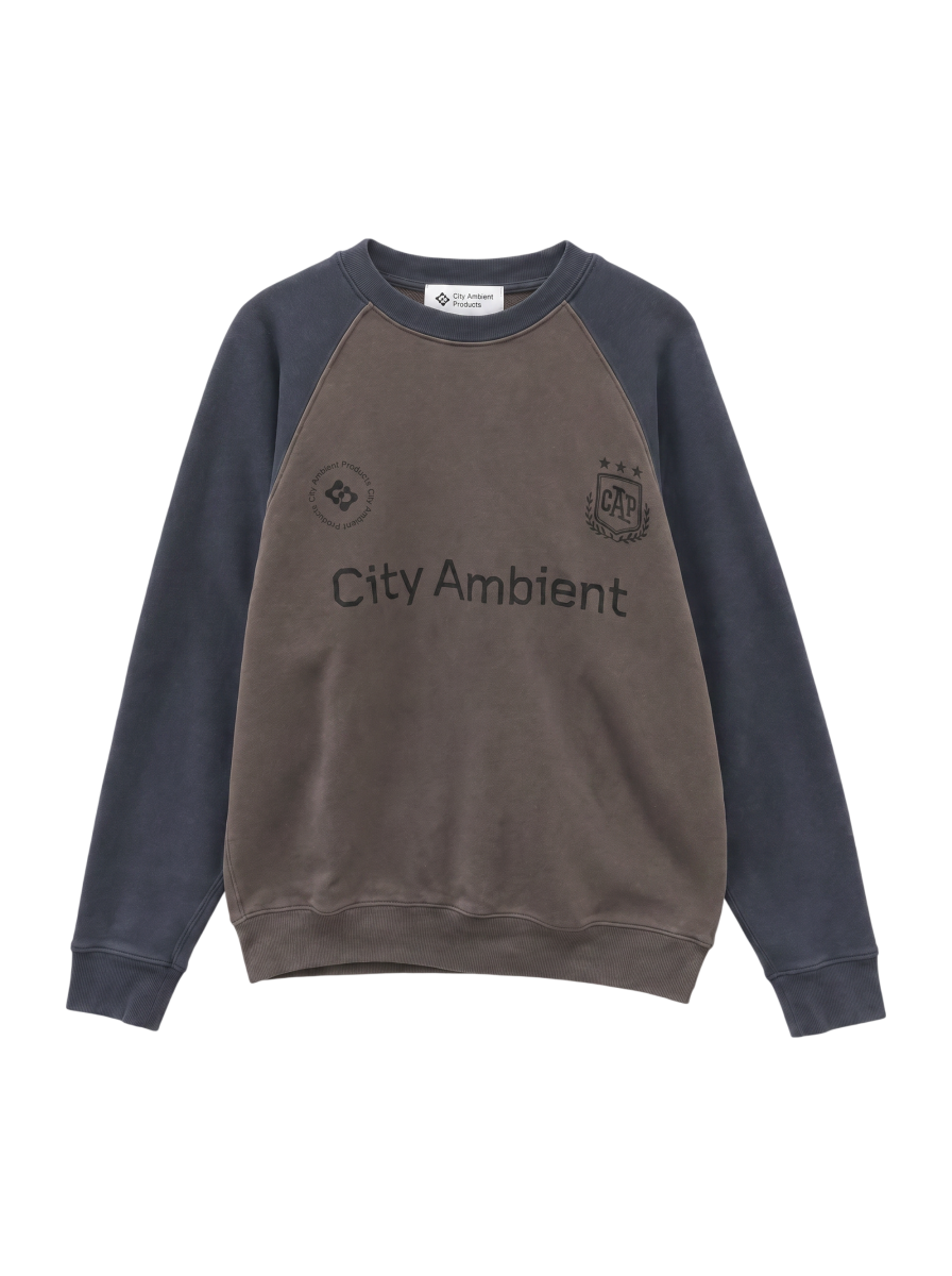 City Ambient Products: ラグランスリーブ プリント スウェット