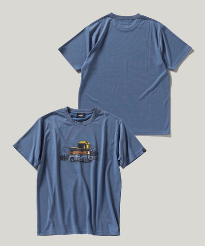 【SHIPS別注】UNITED BY BLUE: CAMPING CAR プリント Tシャツ