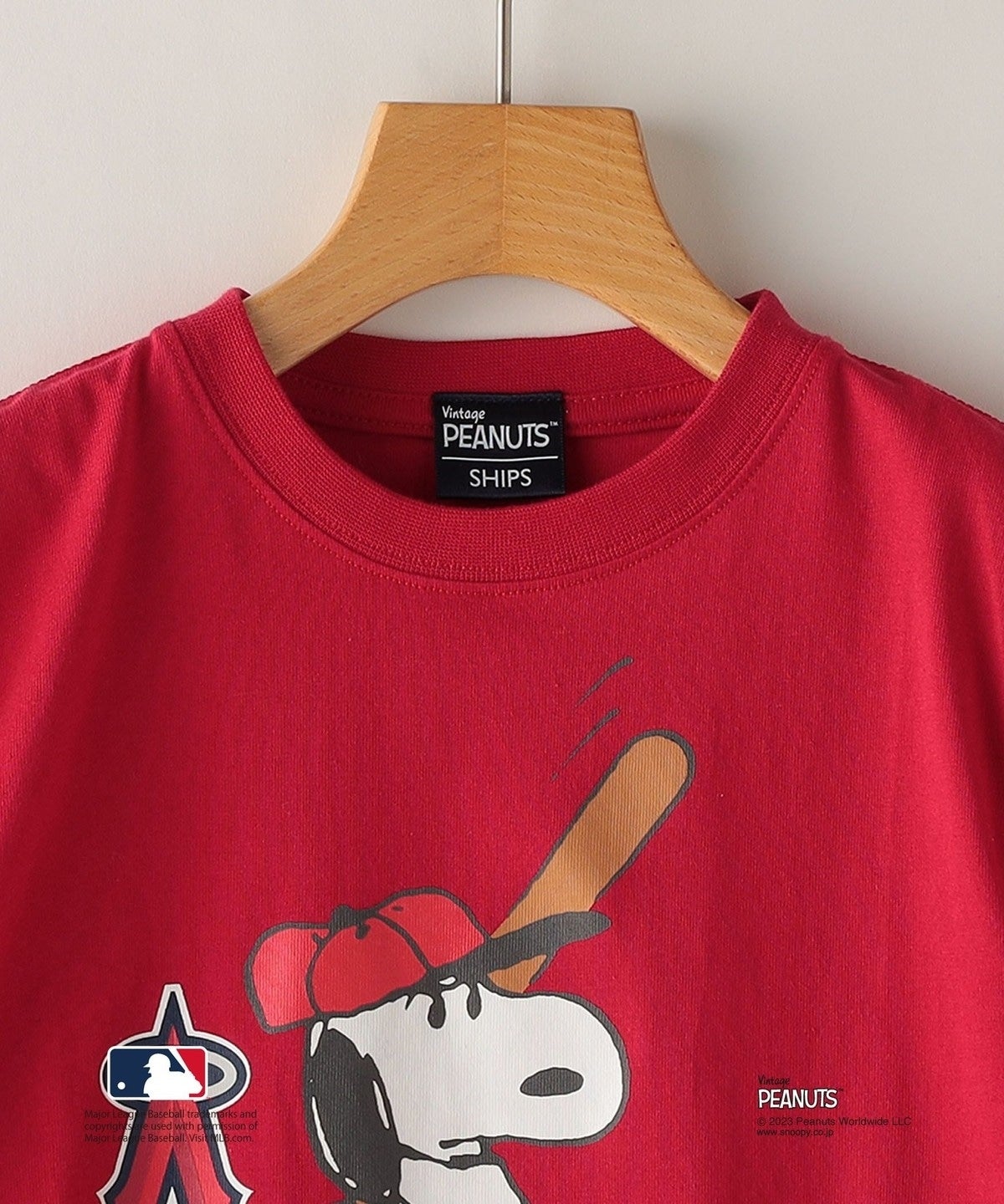 SHIPS KIDS:100〜170cm / スヌーピー×MLB TEE