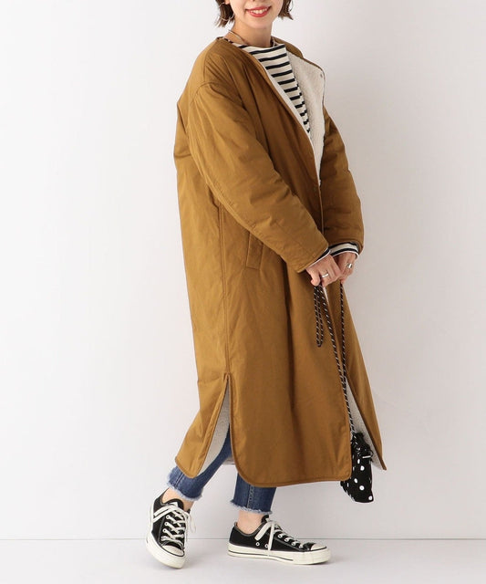 SHIPS any: ボア リバーシブル コート