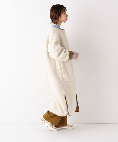 SHIPS any: ボア リバーシブル コート