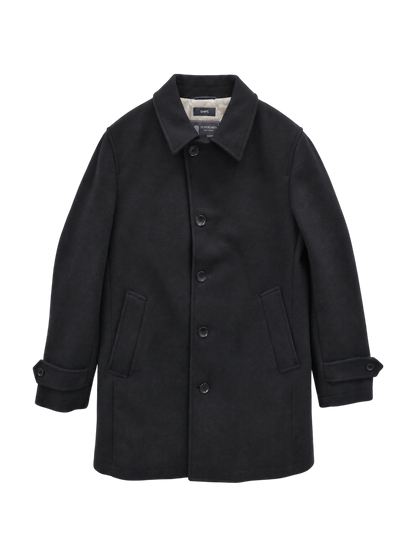SHIPS: スーパー140'S 100%WOOL メルトン シングル ロング ピーコート