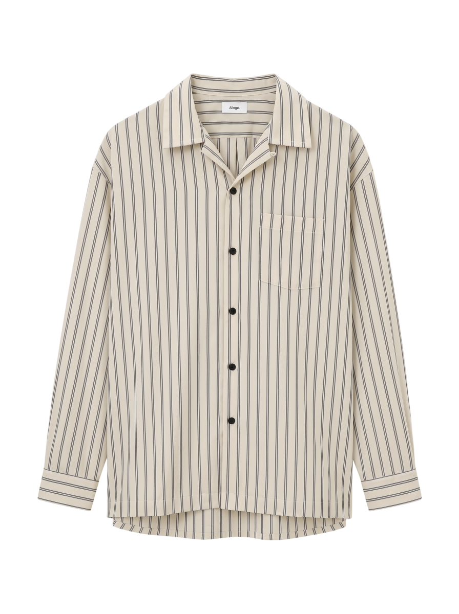 ALLEGE:STRIPE OPEN COL SHT