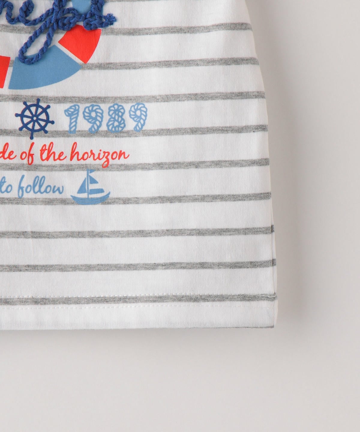 SHIPS KIDS:マリン プリント TEE(80〜90cm)