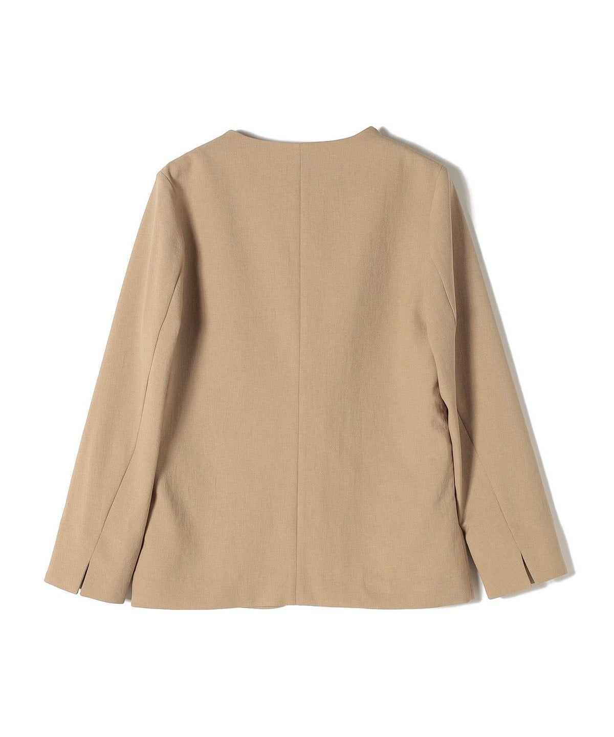 〈手洗い可能〉リネンライクジャケット（セットアップ対応）