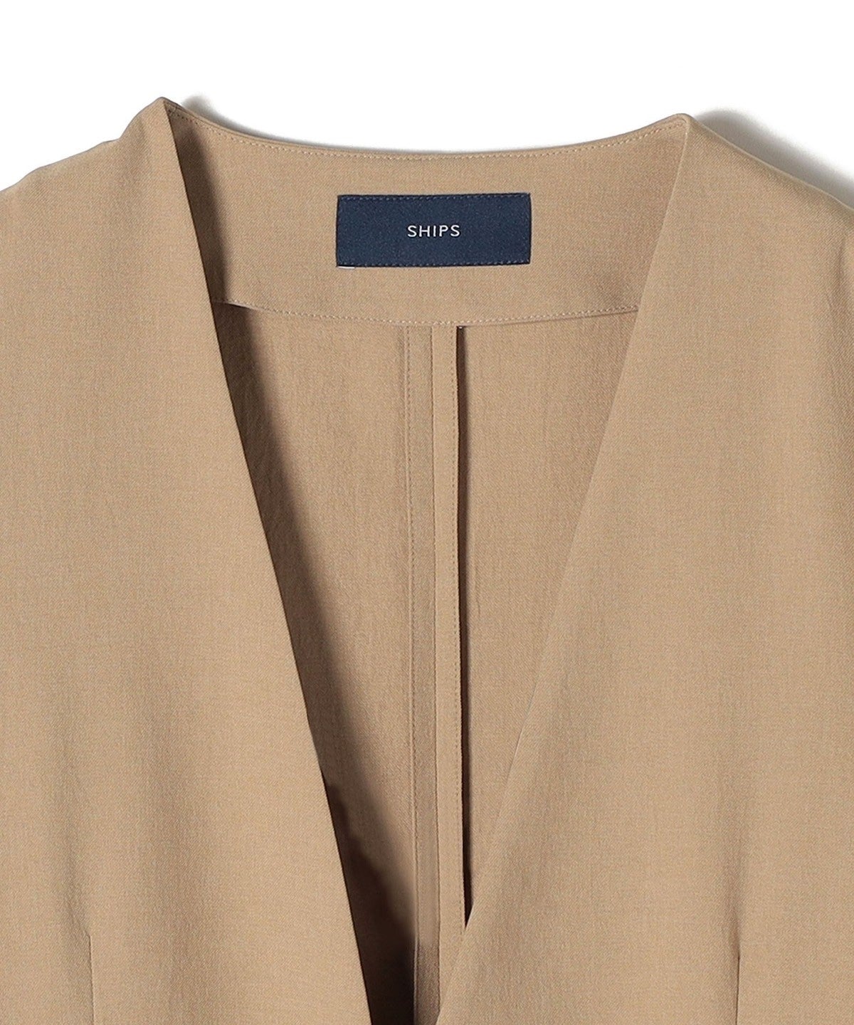 〈手洗い可能〉リネンライクジャケット（セットアップ対応）