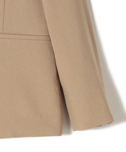 〈手洗い可能〉リネンライクジャケット（セットアップ対応）