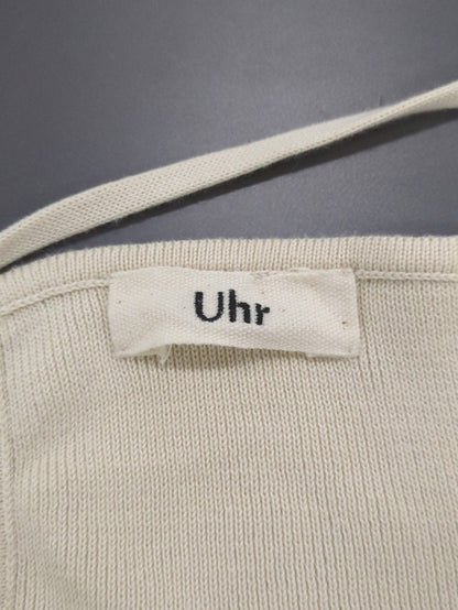 Uhr:〈手洗い可能〉ドロストリング キャミ ニット
