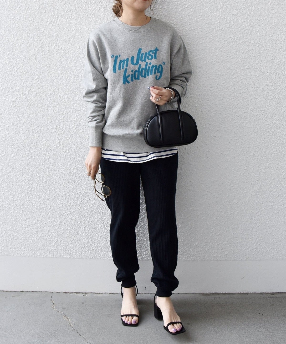 【SHIPS any別注】THE KNiTS: デザイン ロゴ スウェット
