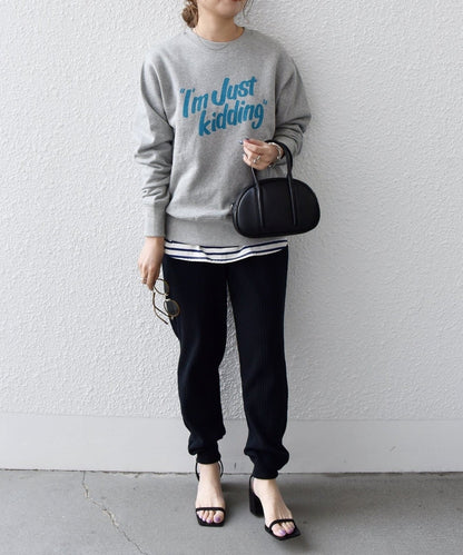 【SHIPS any別注】THE KNiTS: デザイン ロゴ スウェット