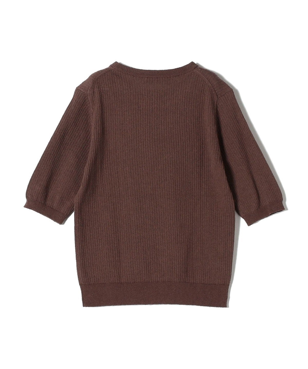 〈手洗い可能〉コットン ナイロン リブ ニット TEE
