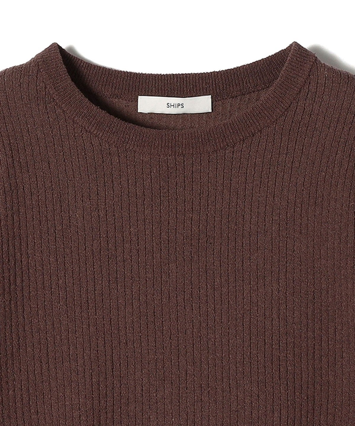 〈手洗い可能〉コットン ナイロン リブ ニット TEE