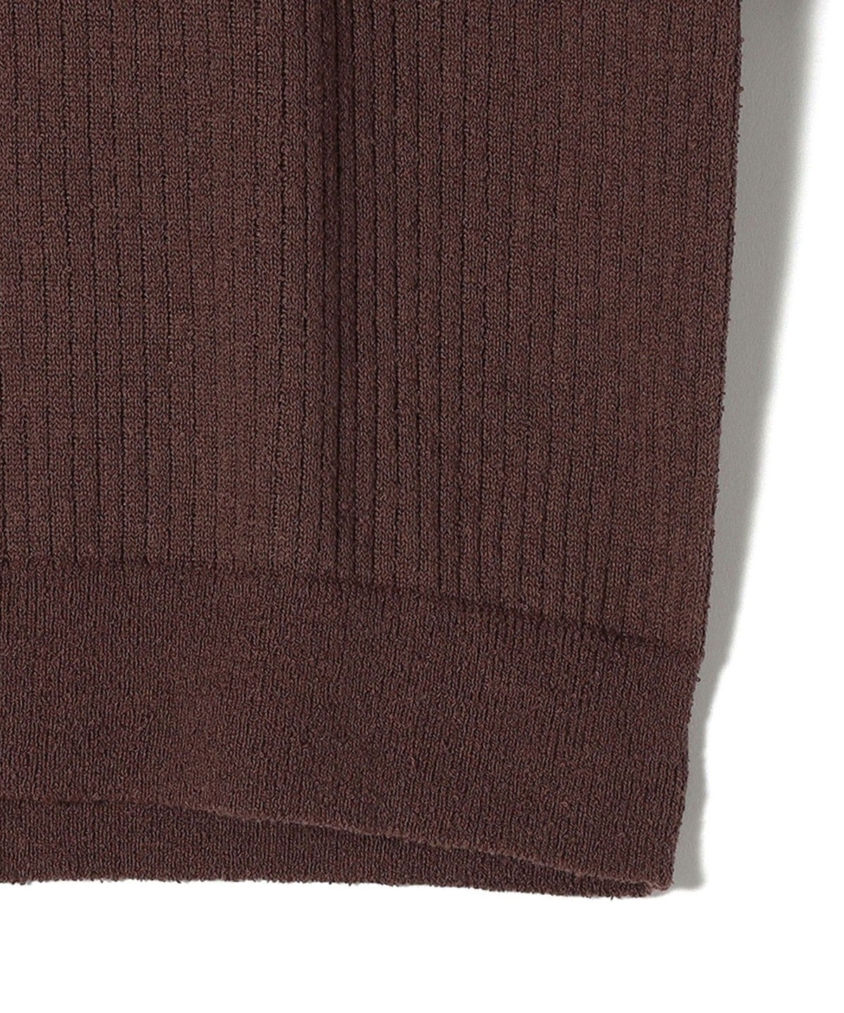 〈手洗い可能〉コットン ナイロン リブ ニット TEE