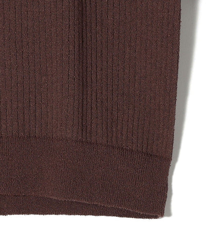 〈手洗い可能〉コットン ナイロン リブ ニット TEE