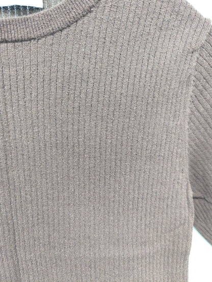 〈手洗い可能〉コットン ナイロン リブ ニット TEE