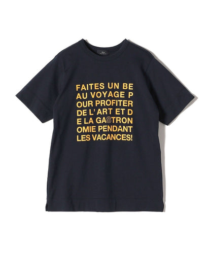 SHIPS Primary Navy Label:ロゴ TEE