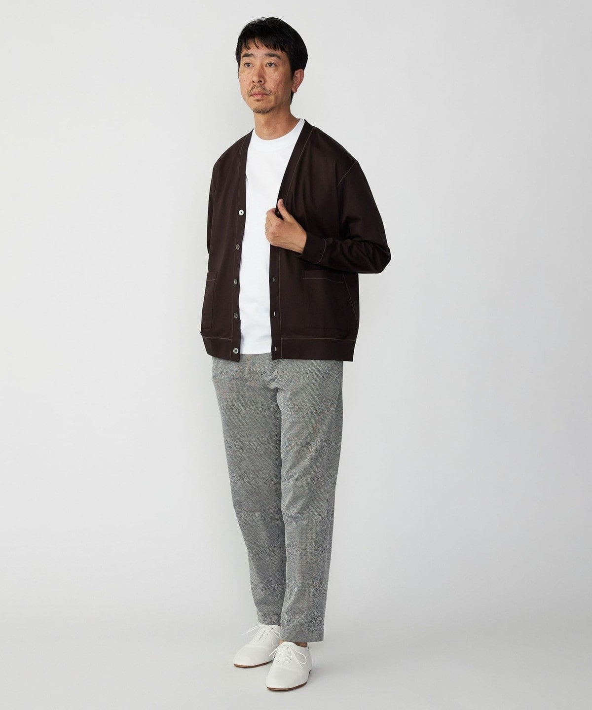 SHIPS:32ゲージ ハイゲージ ライト カーディガン