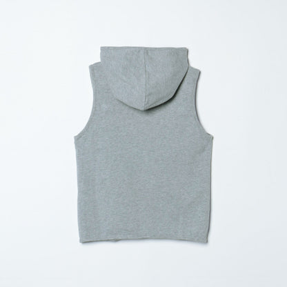 HOOD COLOR ZIP VEST