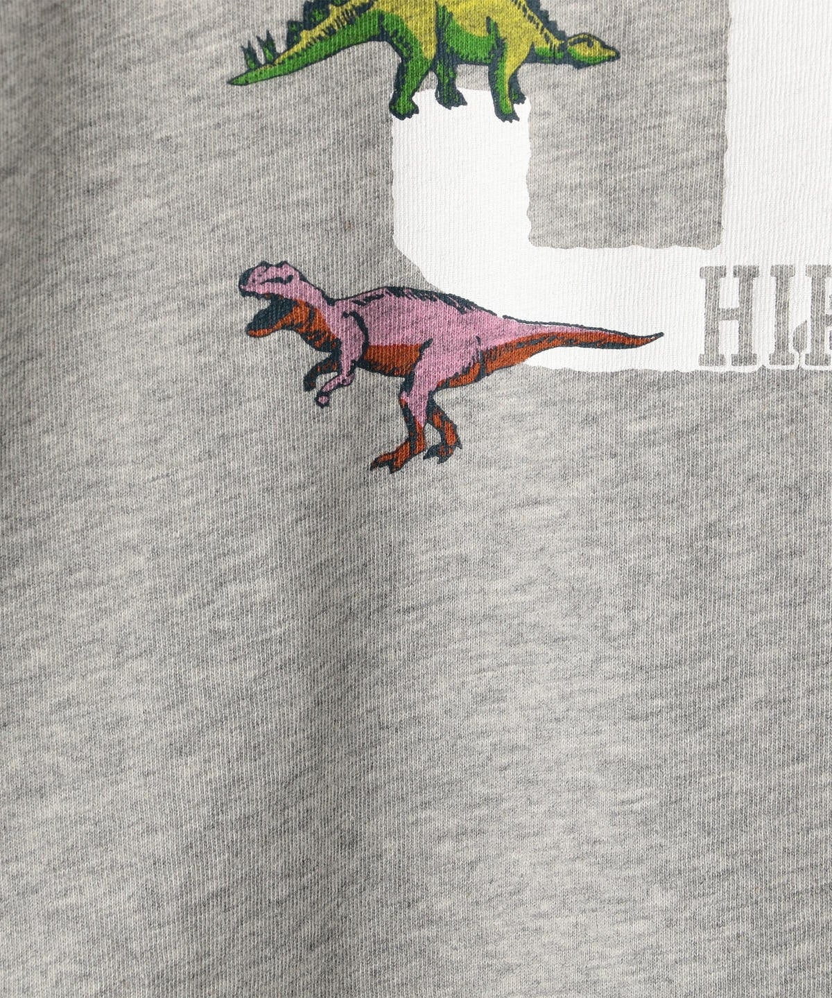SHIPS KIDS:Sロゴ×恐竜 プリント 長袖 TEE(100〜130cm)
