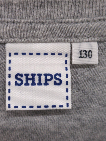 SHIPS KIDS:Sロゴ×恐竜 プリント 長袖 TEE(100〜130cm)