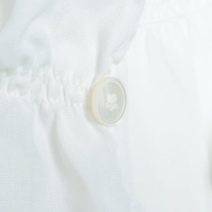 SHIPS any:〈洗濯機可能〉REPREVE ポイント フリル ブラウス