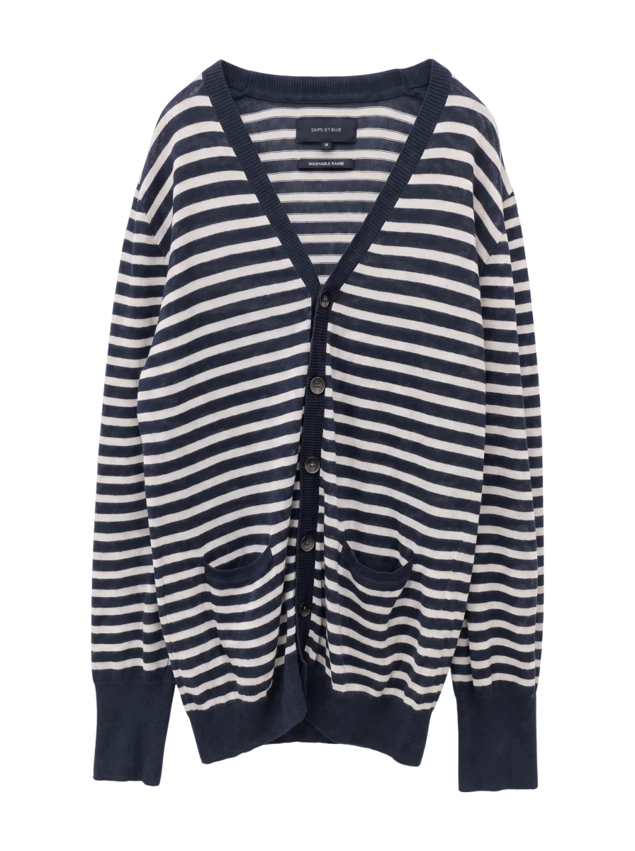 SHIPS JET BLUE:WASHABLE RAMIE CD
