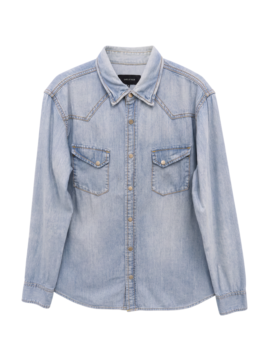 SHIPS JET BLUE:DENIM WESTERN BIO